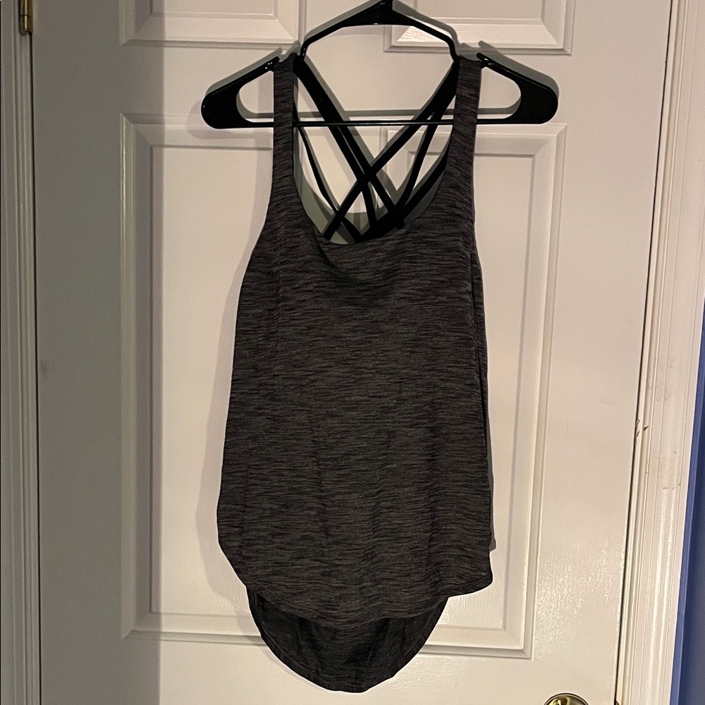 lululemon athletica Charcoal Gray Tank Top